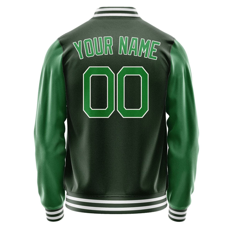 Custom Dark Green Emerald Green Jacket JA0606240618B21824