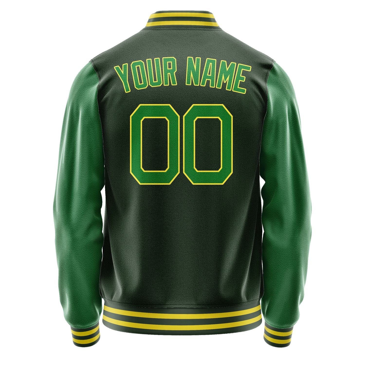 Custom Dark Green Emerald Green Jacket JA0606240626B22624