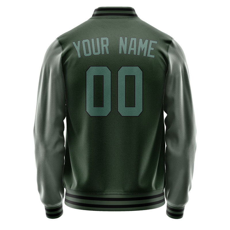 Custom Dark Green Blue Green Jacket JA0606270617B31727