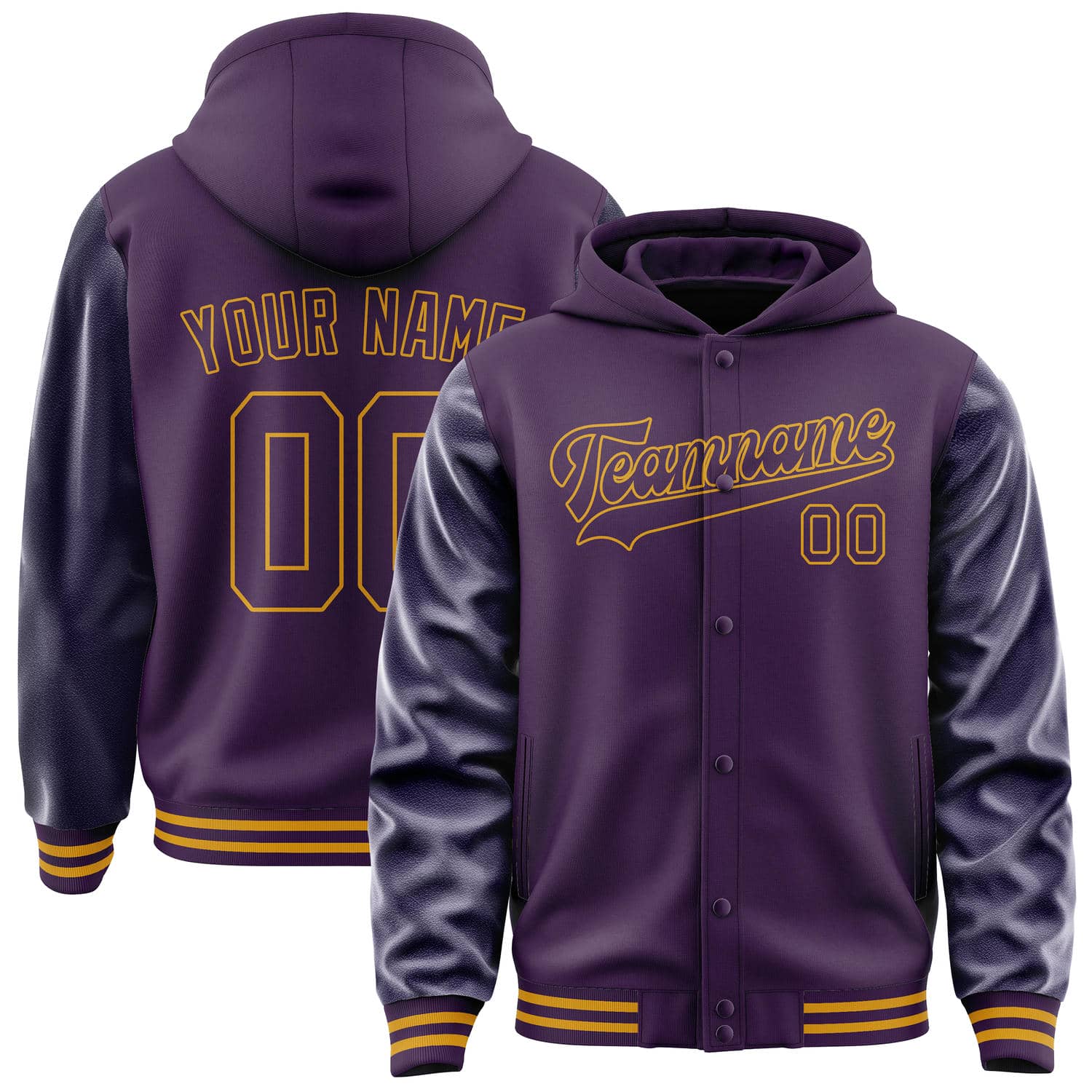 Veste violette personnalisée