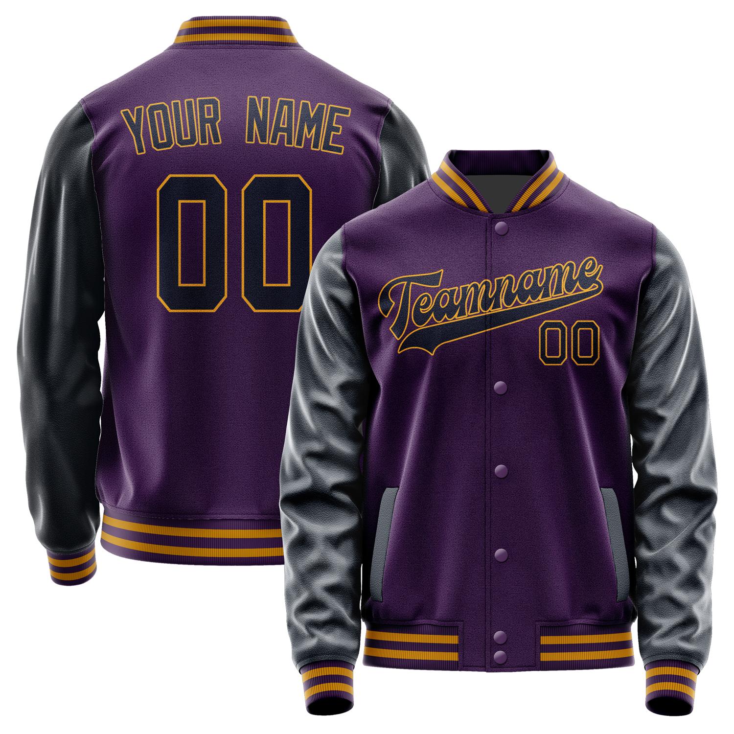 Custom Purple Navy Jacket JA0707110719B31911