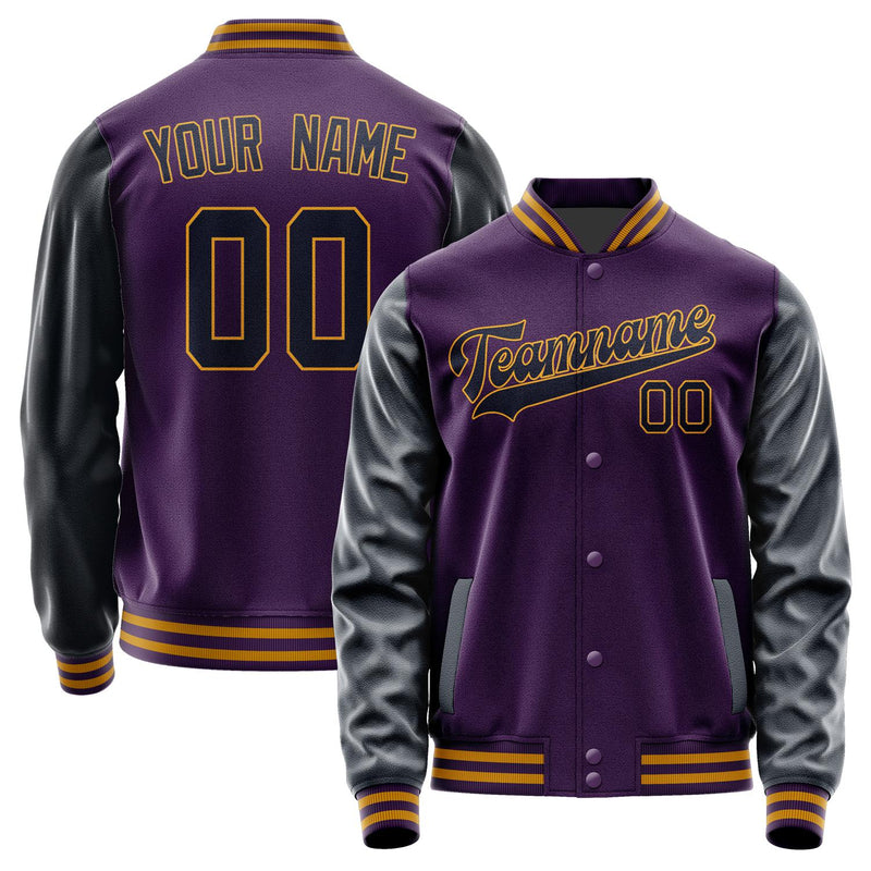 Custom Purple Navy Jacket JA0707110719B31911