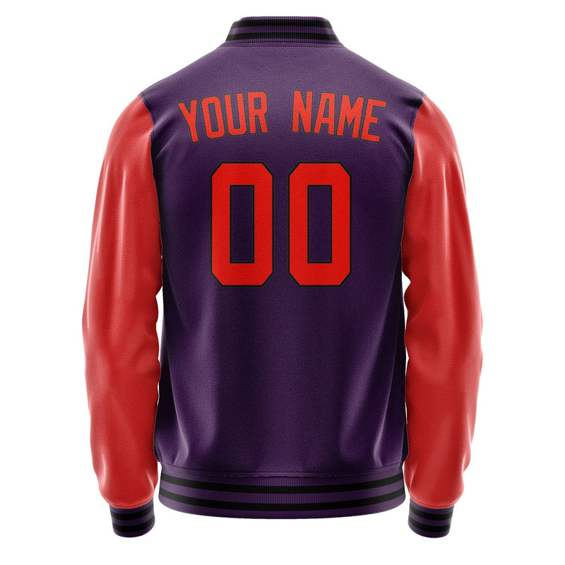Custom Purple Orange Red Jacket JA0707120717B31712