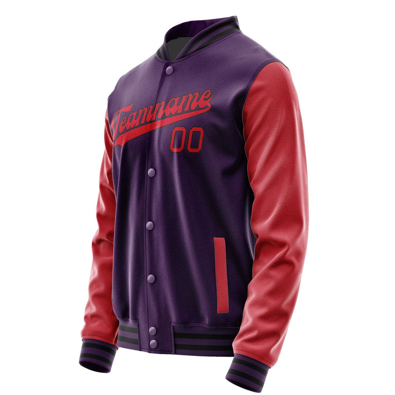Custom Purple Red Jacket JA0707140717B31714