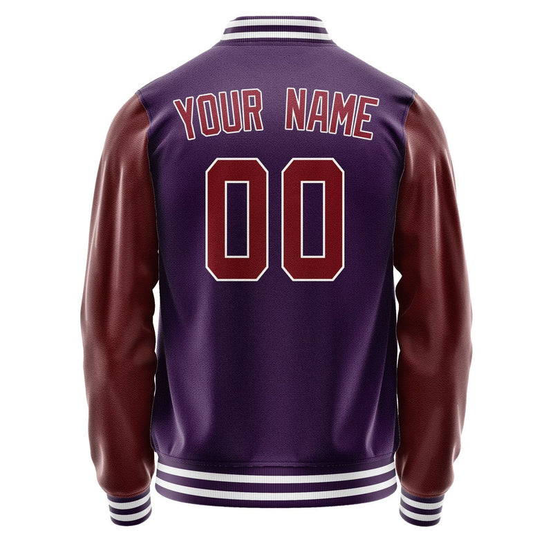 Custom Purple Crimson Red Jacket JA0707150718B31815