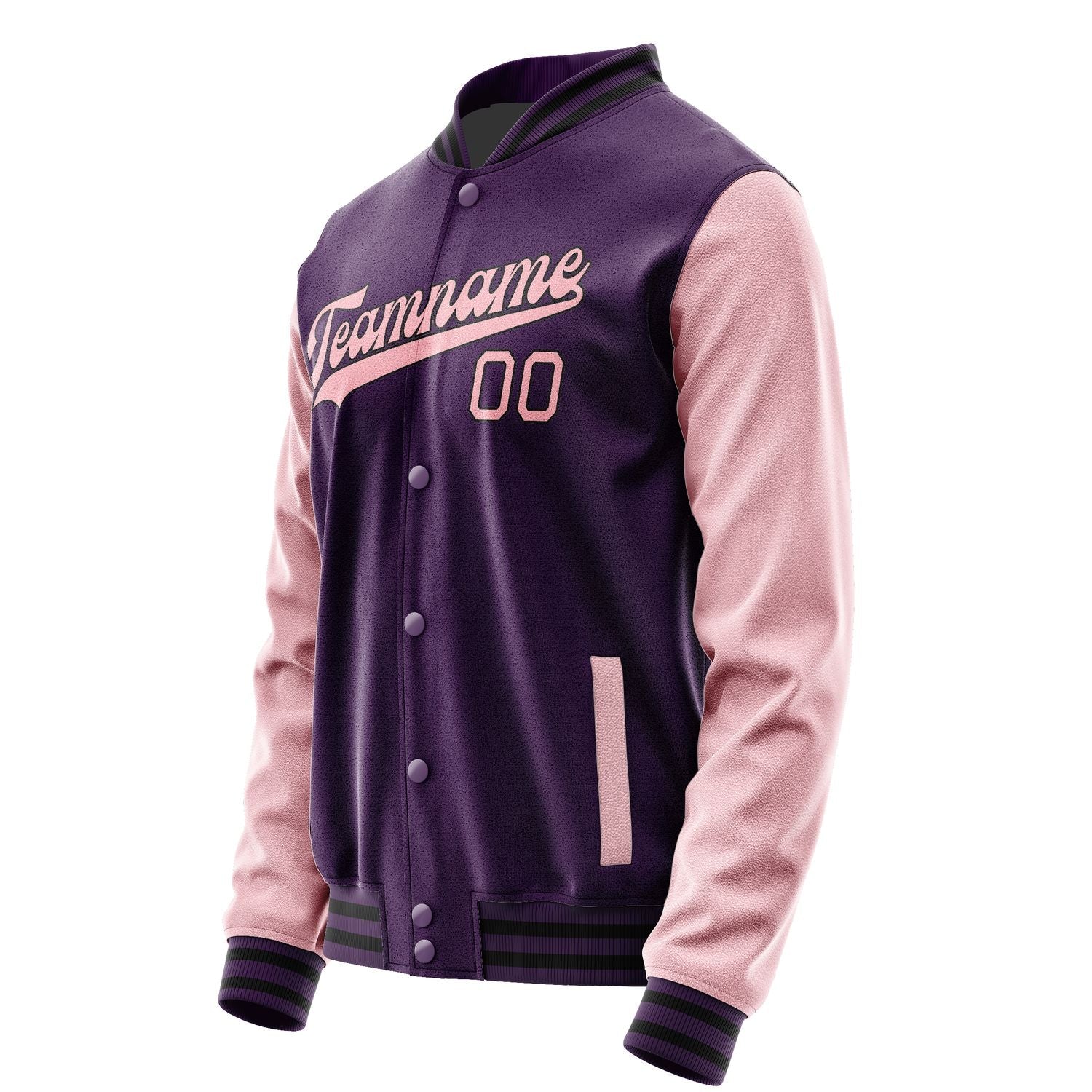 Custom Purple Light Pink Jacket JA0707210717B31721