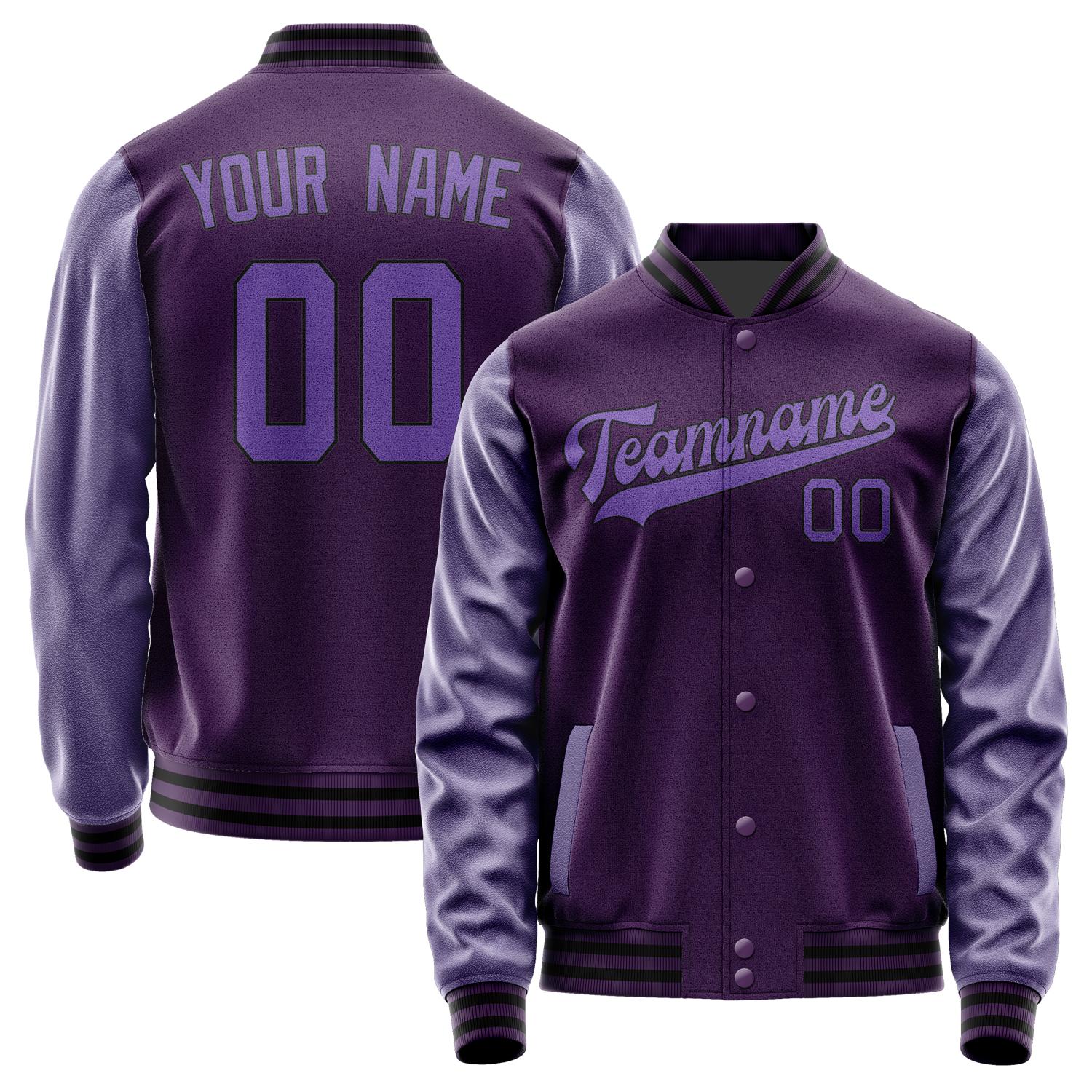 Custom Purple Light Purple Jacket JA0707230717B31723