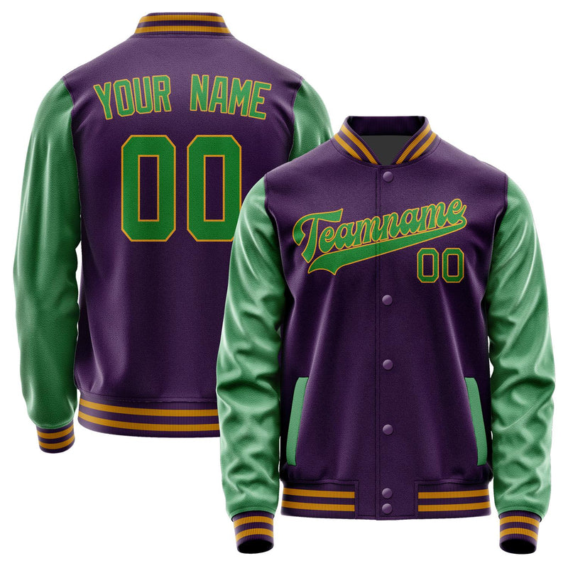 Custom Purple Emerald Green Jacket JA0707240719B31924