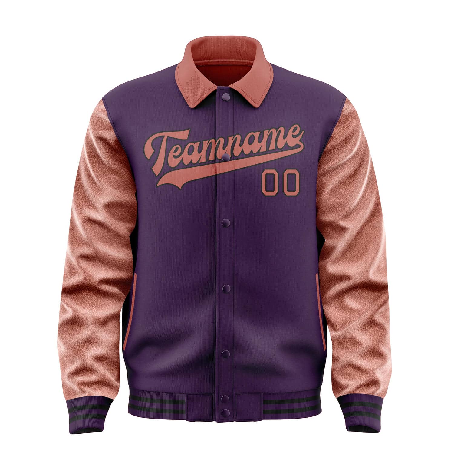 Veste personnalisée Purple Copper Rose