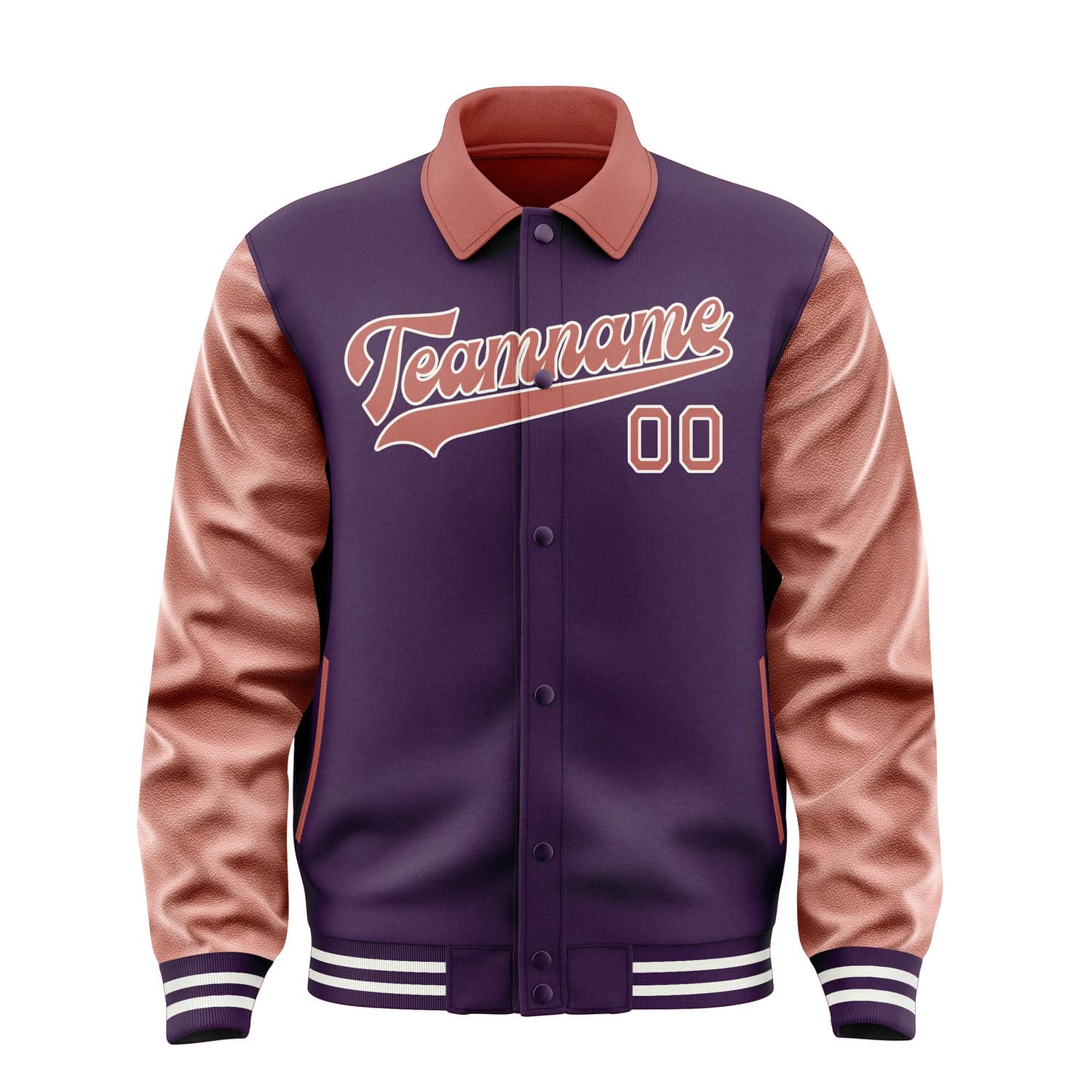 Veste personnalisée Purple Copper Rose