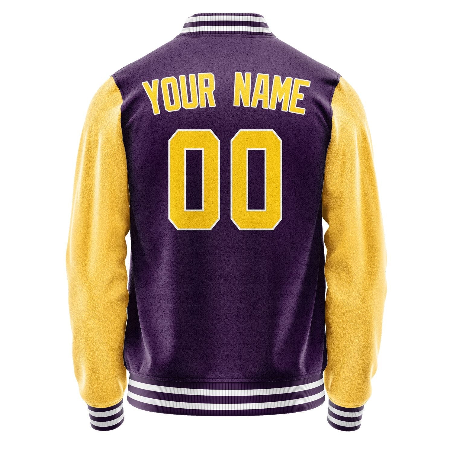 Custom Purple Gold Jacket JA0707300718B31830