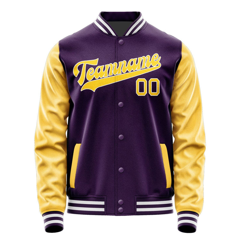 Custom Purple Gold Jacket JA0707300718B31830