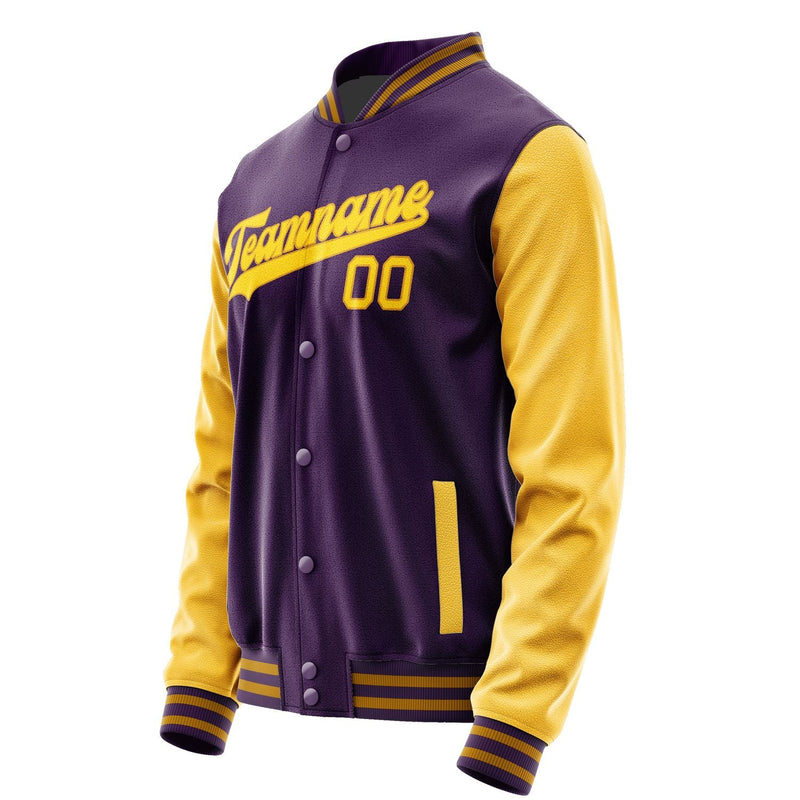 Custom Purple Gold Jacket JA0707300719B31930