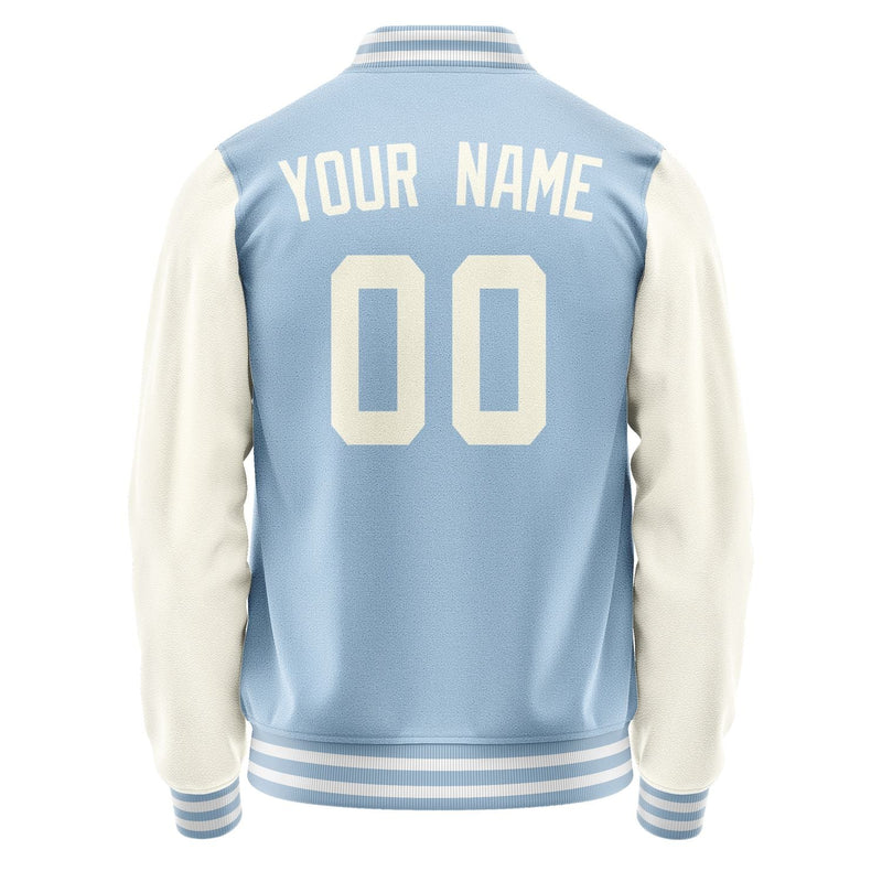 Custom Light Blue Cream Jacket JA0808030818B31803