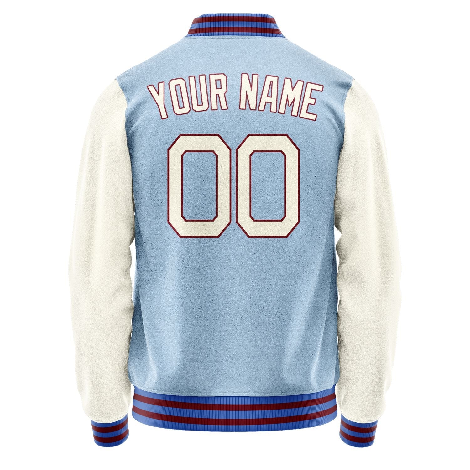 Custom Light Blue Cream Jacket JA0808030818B21803