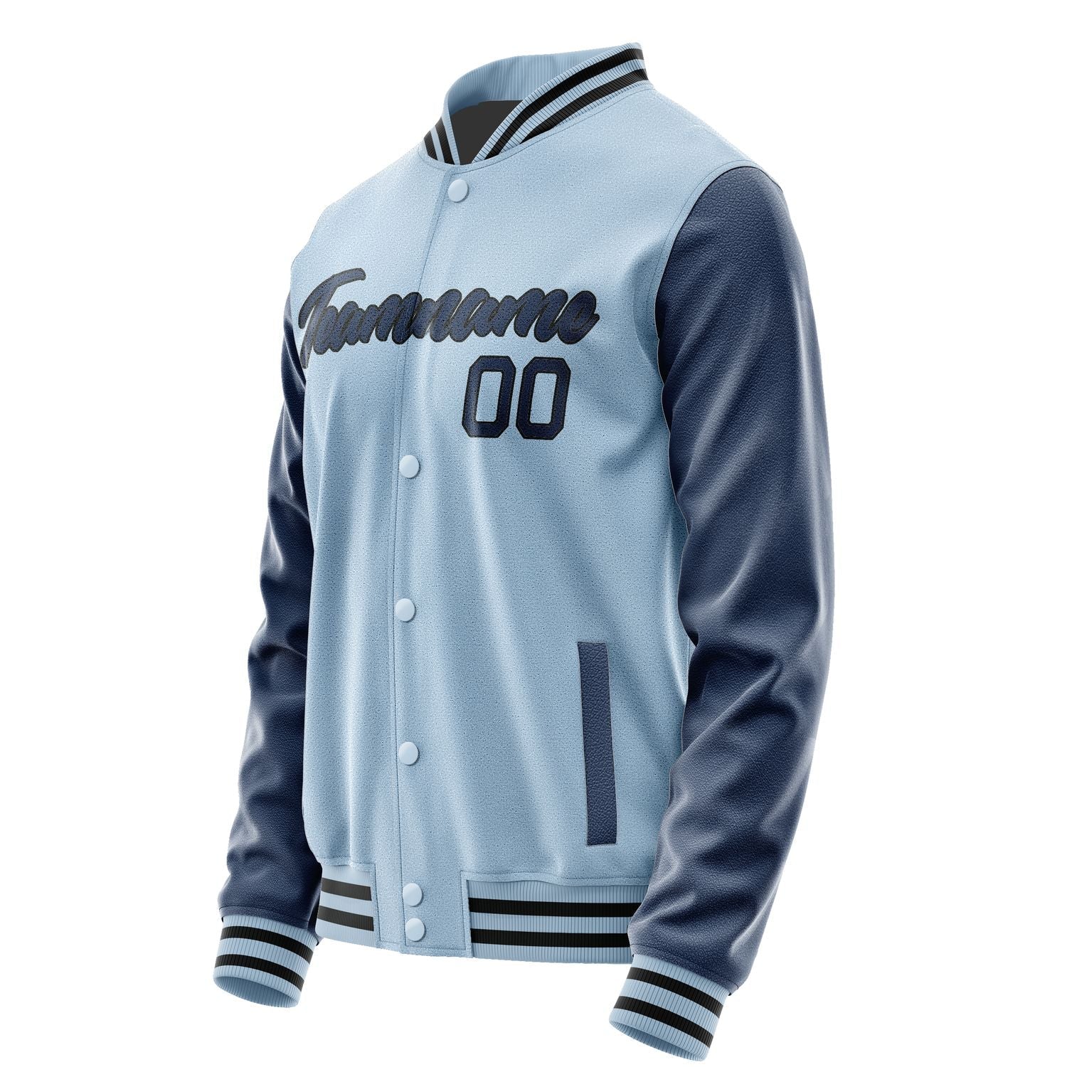 Custom Light Blue Blue Jacket JA0808100817B21710