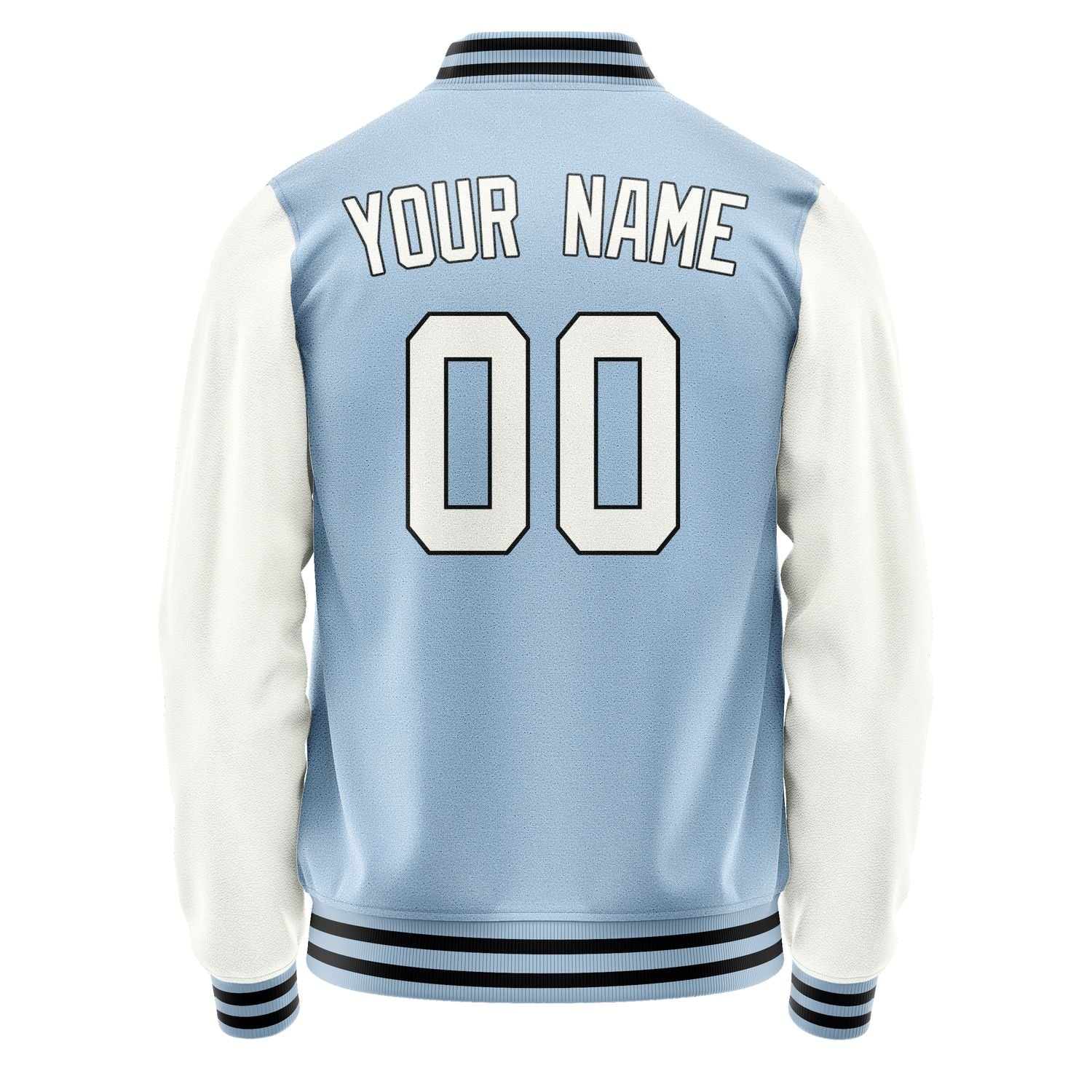 Custom Light Blue White Jacket JA0808180817B31718