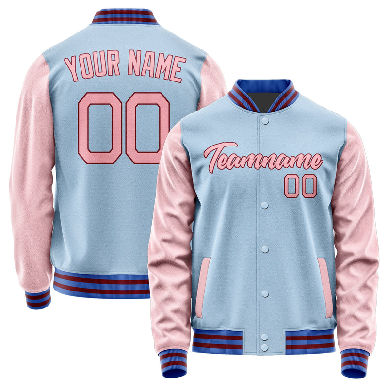 Custom Light Blue Light Pink Jacket JA0808210915B21521