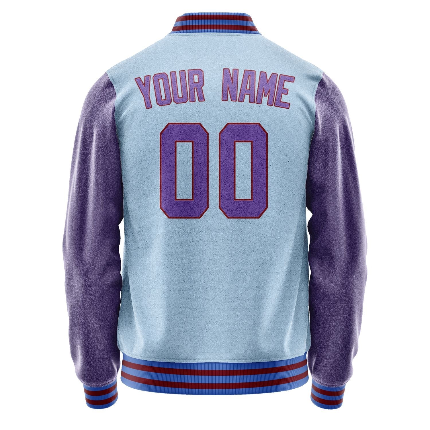 Custom Light Blue Light Purple Jacket JA0808230915B31523