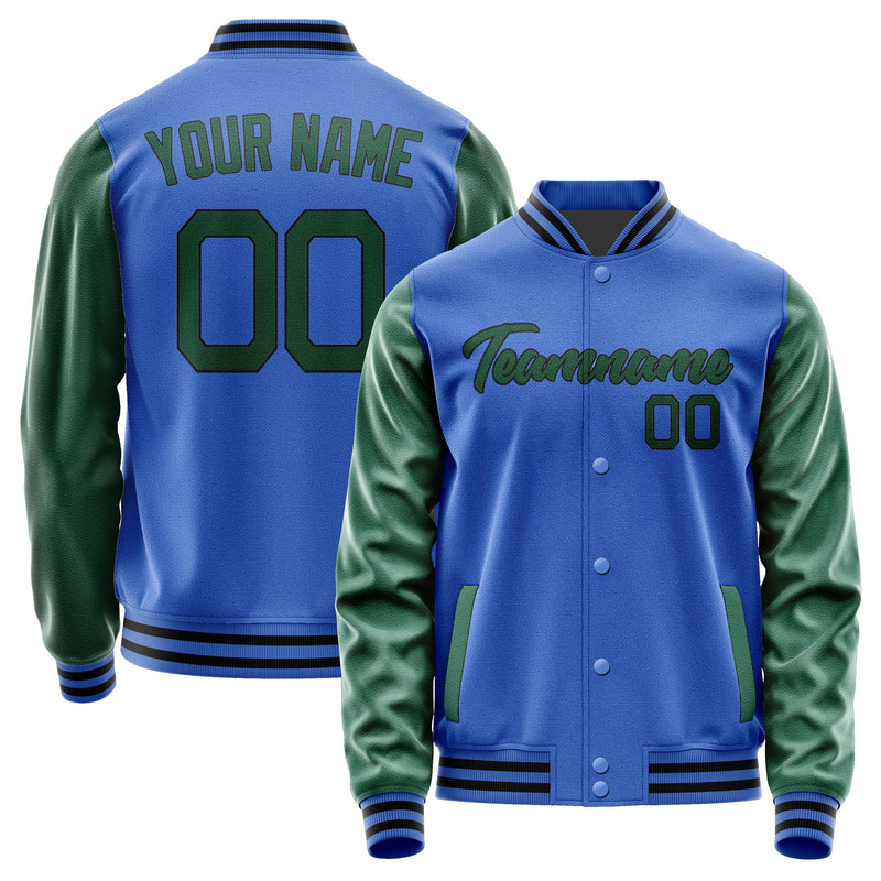 Custom Sky Blue Green Jacket JA0909050917B21705