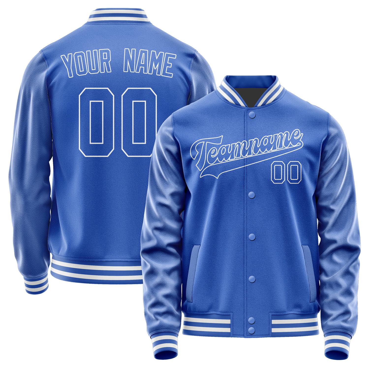Custom Sky Blue Sky Blue Jacket JA0909090918B31809