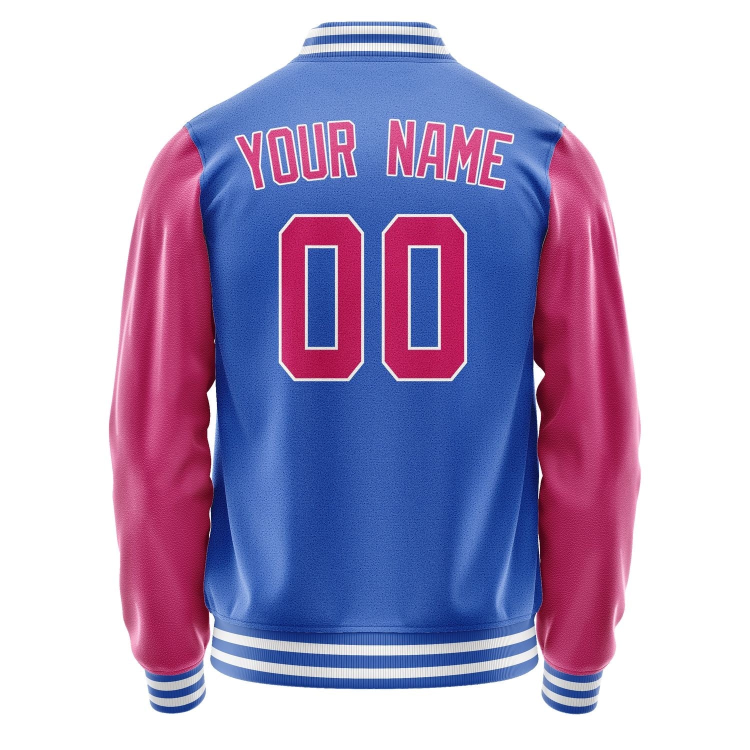 Custom Sky Blue Pink Jacket JA0909130918B31813