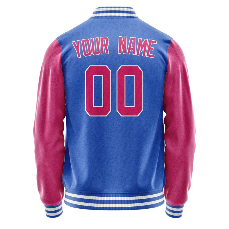 Custom Sky Blue Pink Jacket JA0909130918B31813