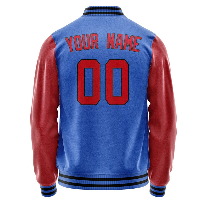 Custom Sky Blue Red Jacket JA0909140917B31714