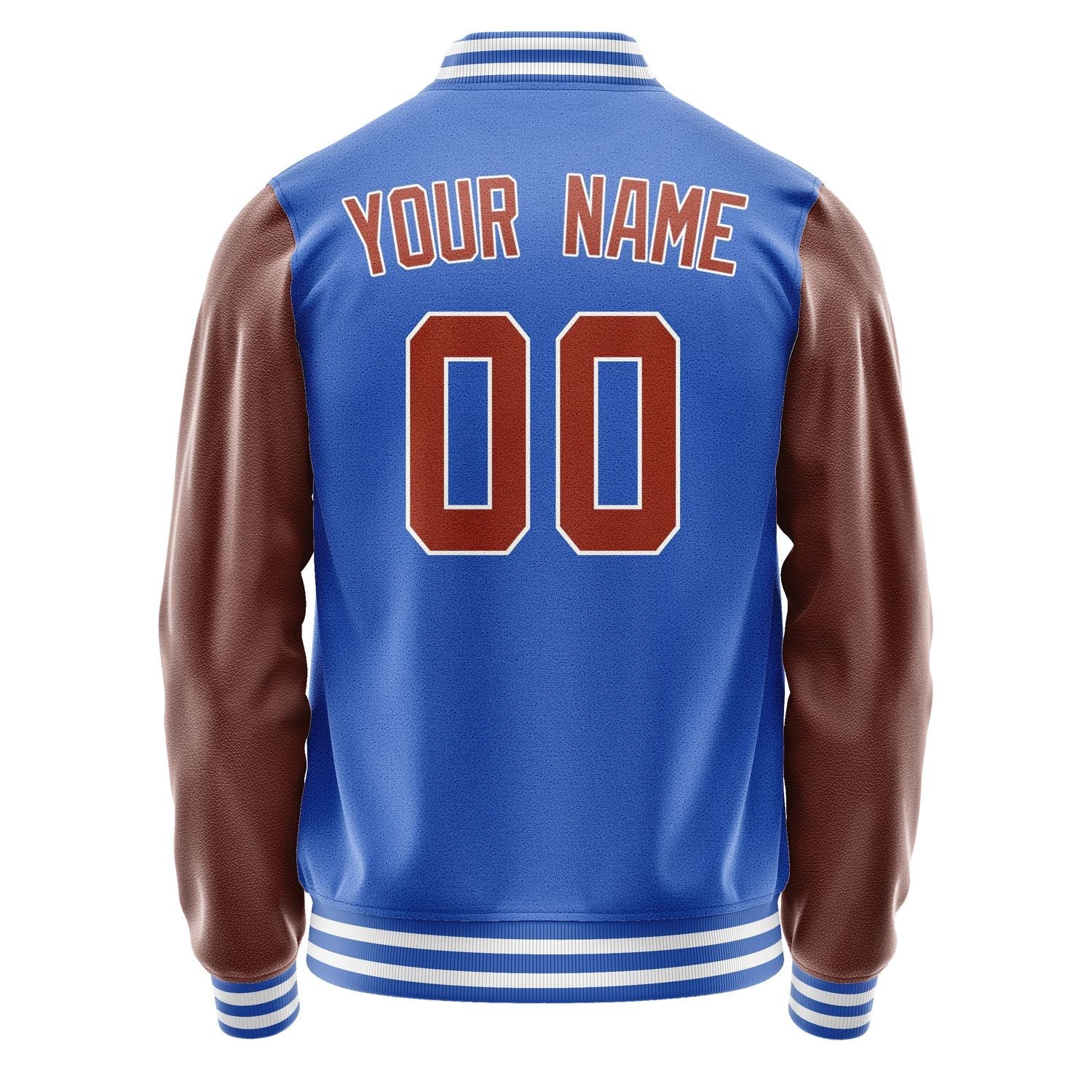 Custom Sky Blue Coral Red Jacket JA0909160918B31816