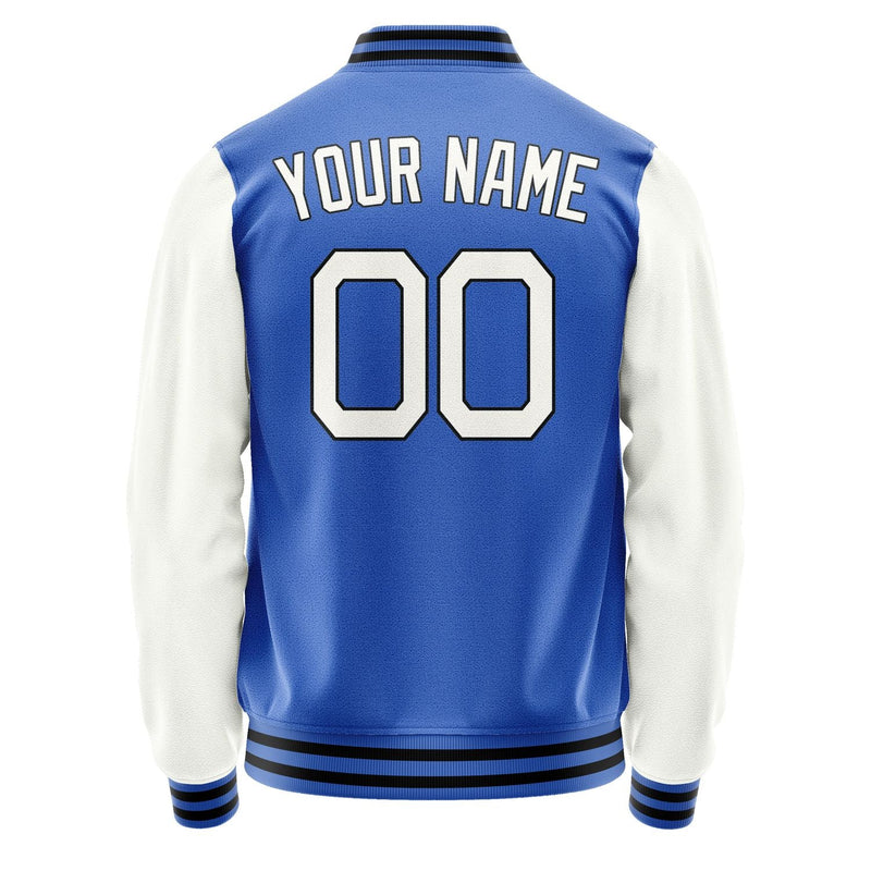 Custom Sky Blue Black Jacket JA0909170920B21717