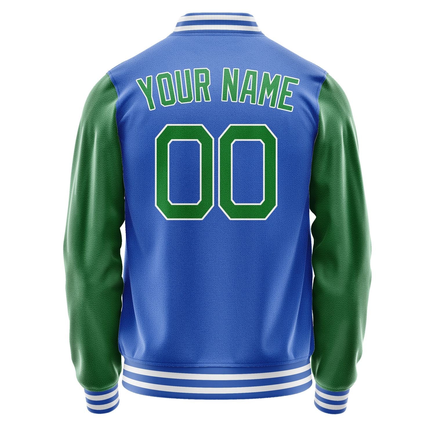 Custom Sky Blue Emerald Green Jacket JA0909240917B21724