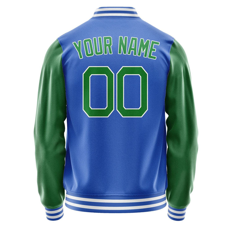 Custom Sky Blue Emerald Green Jacket JA0909240917B21724