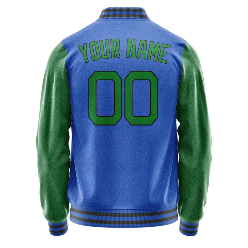 Custom Sky Blue Emerald Green Jacket JA0909240918B21824
