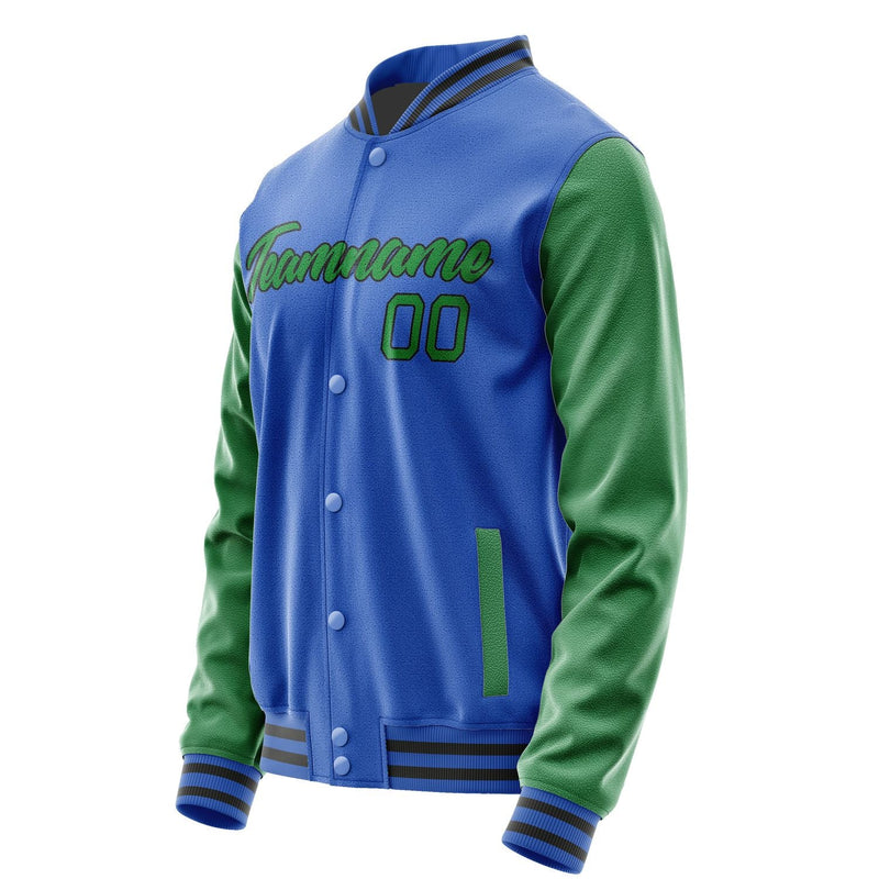 Custom Sky Blue Emerald Green Jacket JA0909240918B21824