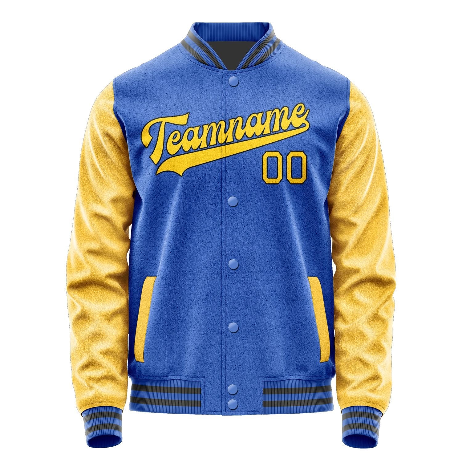 Custom Sky Blue Gold Jacket JA0909300920B31730