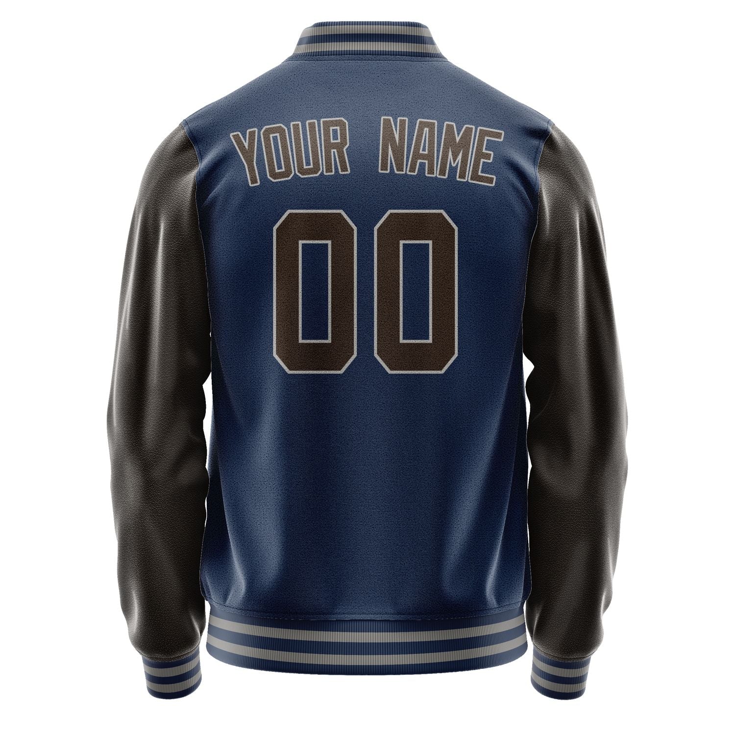 Custom Blue Brown Jacket JA1010011004B30401