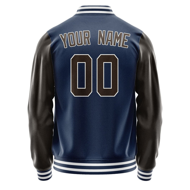 Custom Blue Brown Jacket JA1010011018B31801
