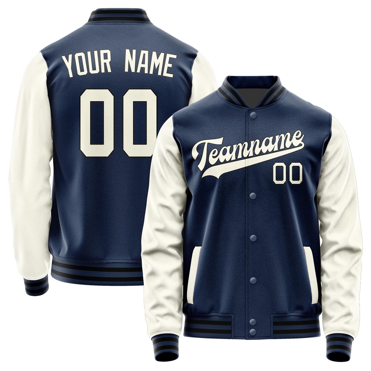 Custom Blue Cream Jacket JA1010031017B31703