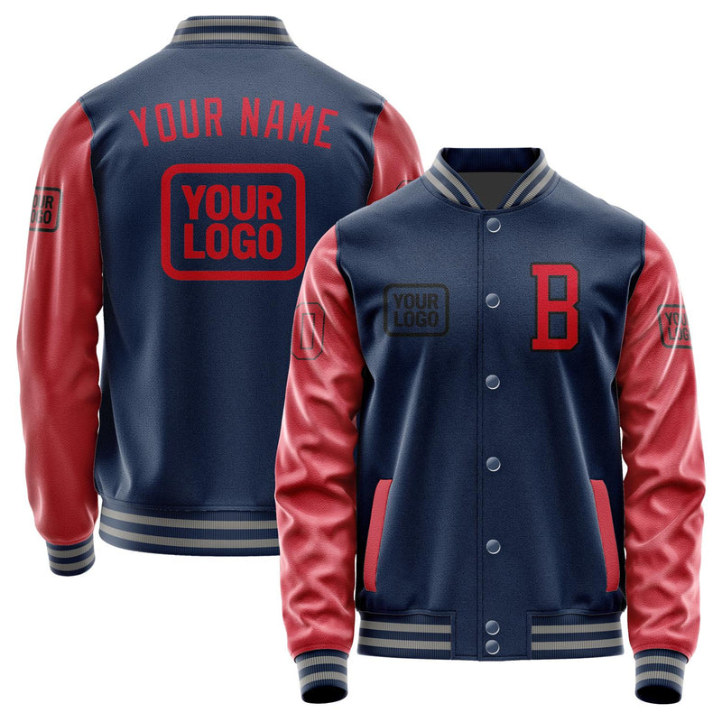 Custom Blue Red Jacket JA101014100417141417