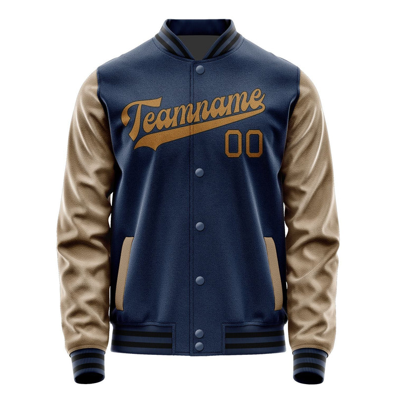 Custom Blue Khaki Jacket JA1010221017B31722