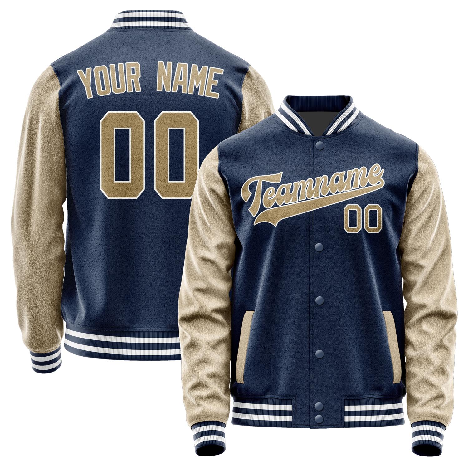 Custom Blue Light Khaki Jacket JA1010251018B31825