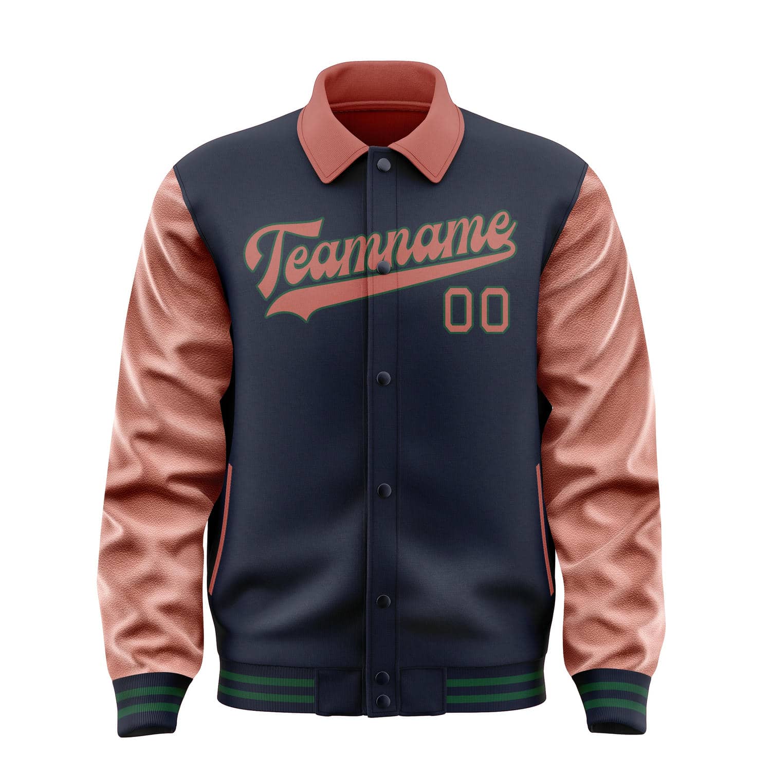 Veste personnalisée Navy Copper Rose