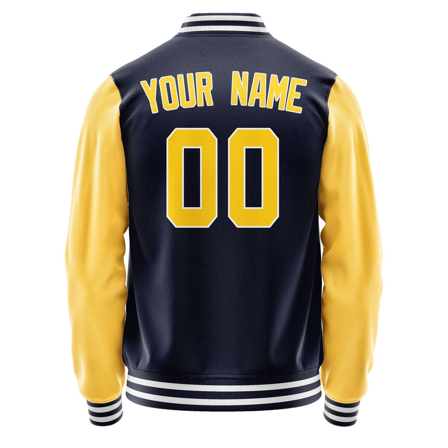 Custom Navy Gold Jacket JA1111301118B31830