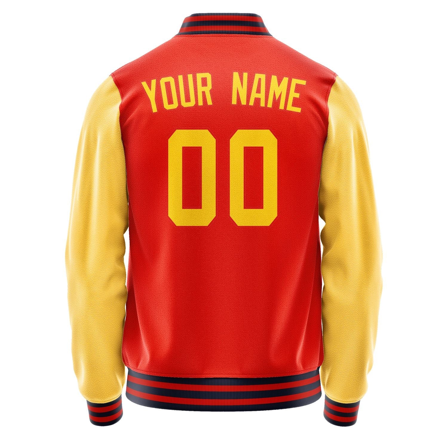 Custom Orange Red Gold Jacket JA1212301112B31230