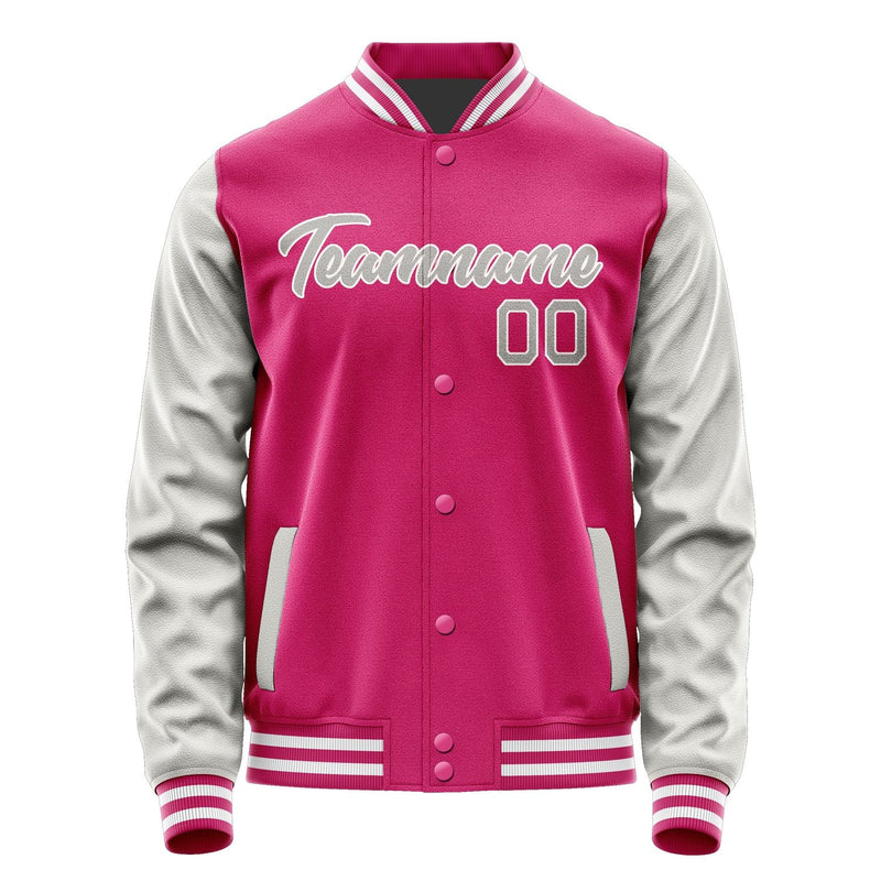 Custom Pink Gray Jacket JA1313041318B21804