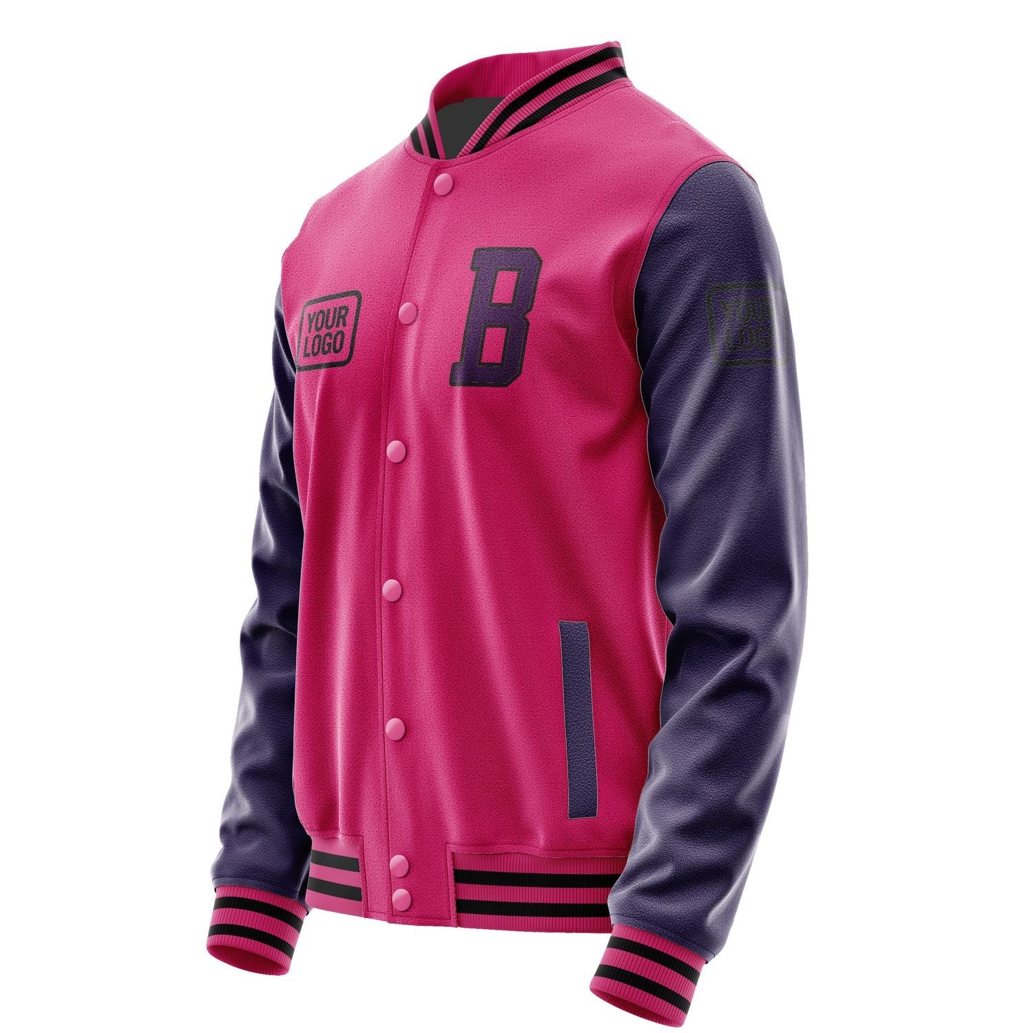 Custom Pink Purple Jacket JA131307131717070717
