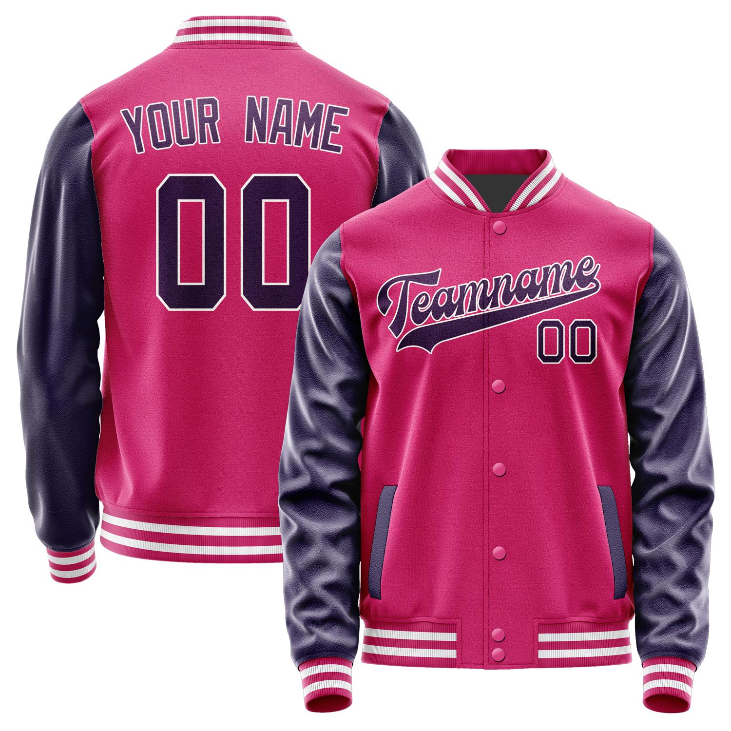 Custom Pink Purple Jacket JA1313071318B31807