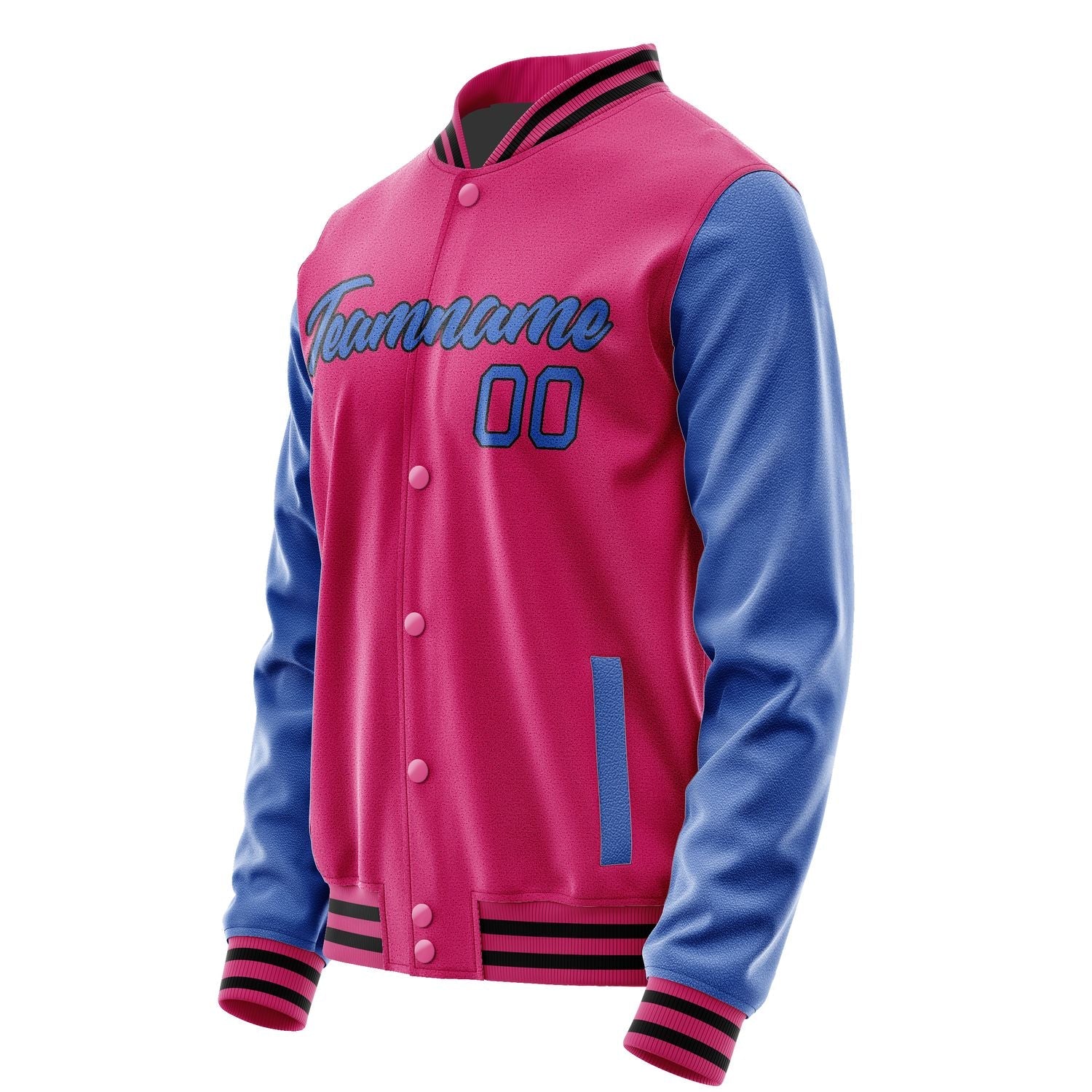 Custom Pink Sky Blue Jacket JA1313091317B21709