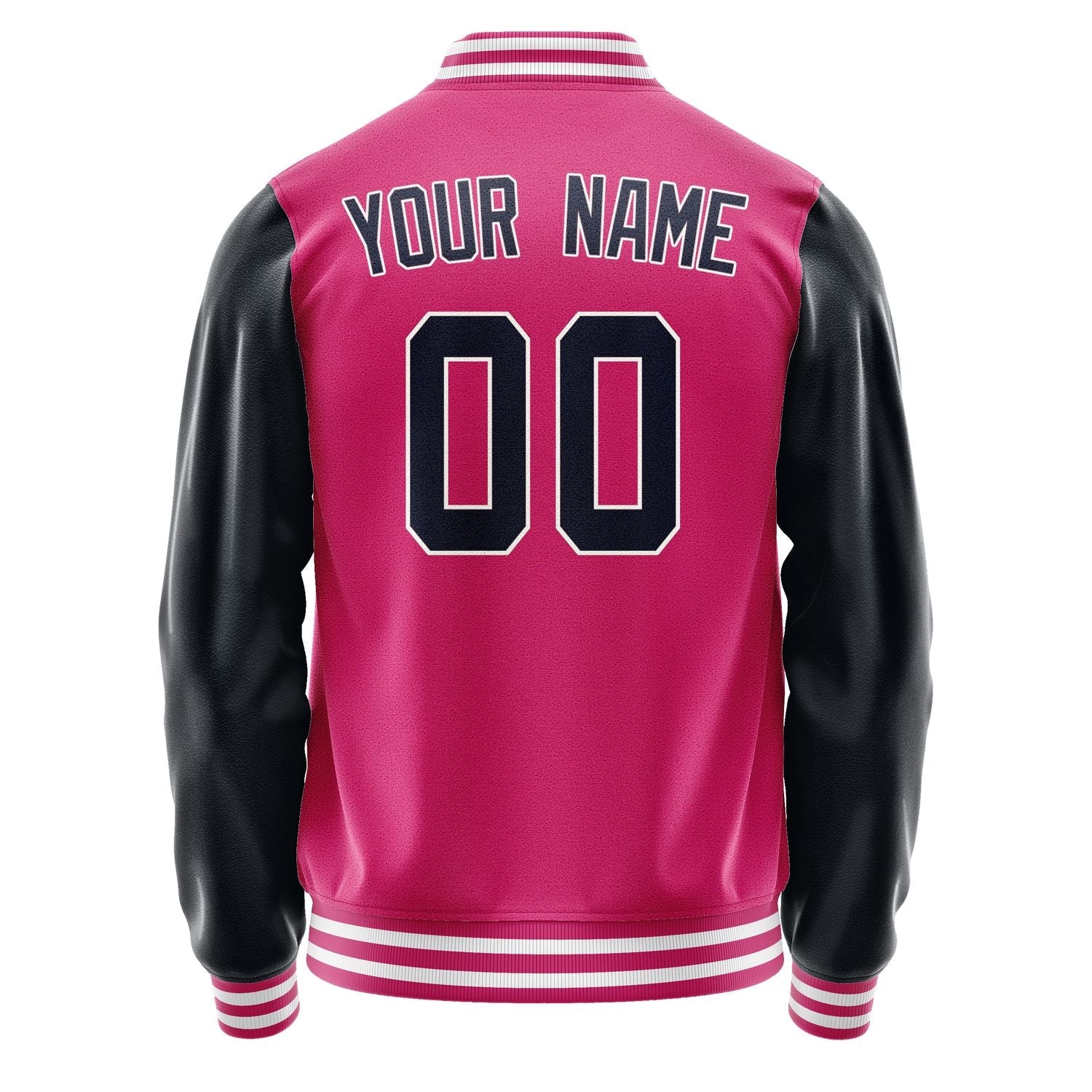 Custom Pink Navy Jacket JA1313111318B31811