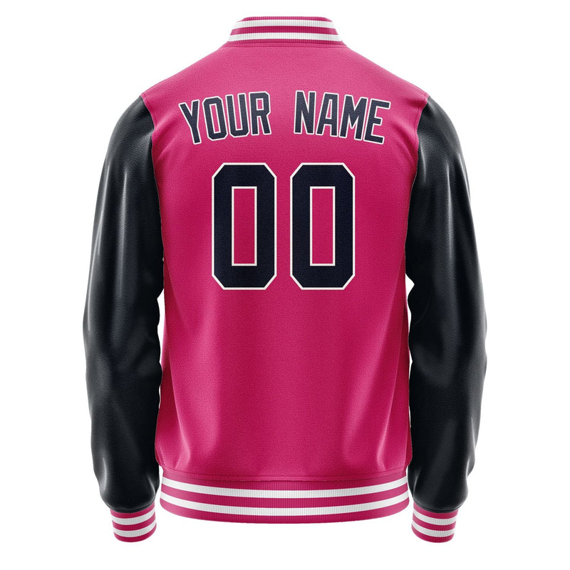 Custom Pink Navy Jacket JA1313111318B31811